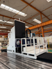 Vacuum chamber friction stir welding machine showing the FSW spindle system